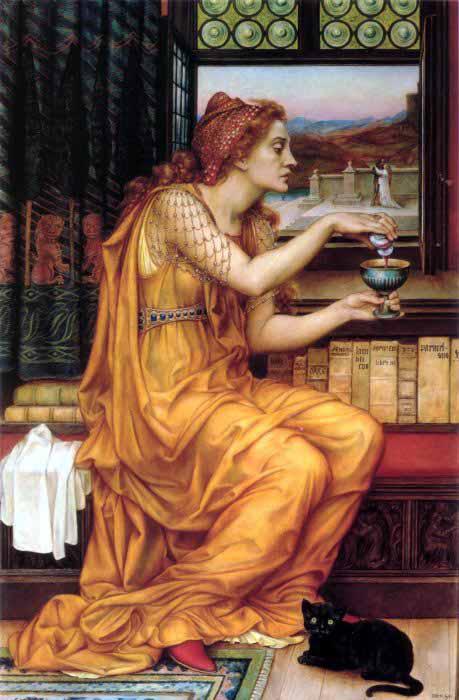 Evelyn De Morgan The Love Potion oil painting picture
